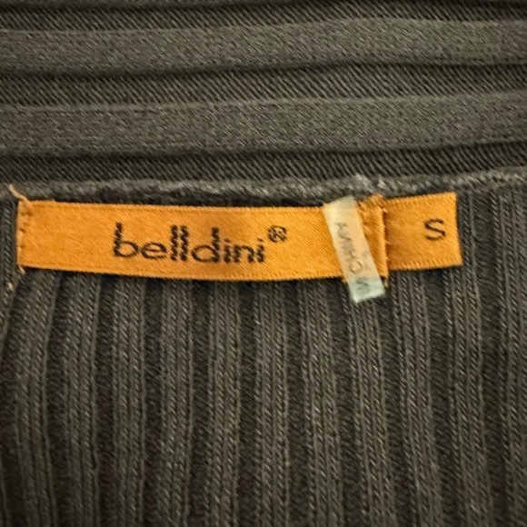 Belldini Ombre Longline Cardigan grey to off white, stretchy.  Size S - Picture 5 of 9